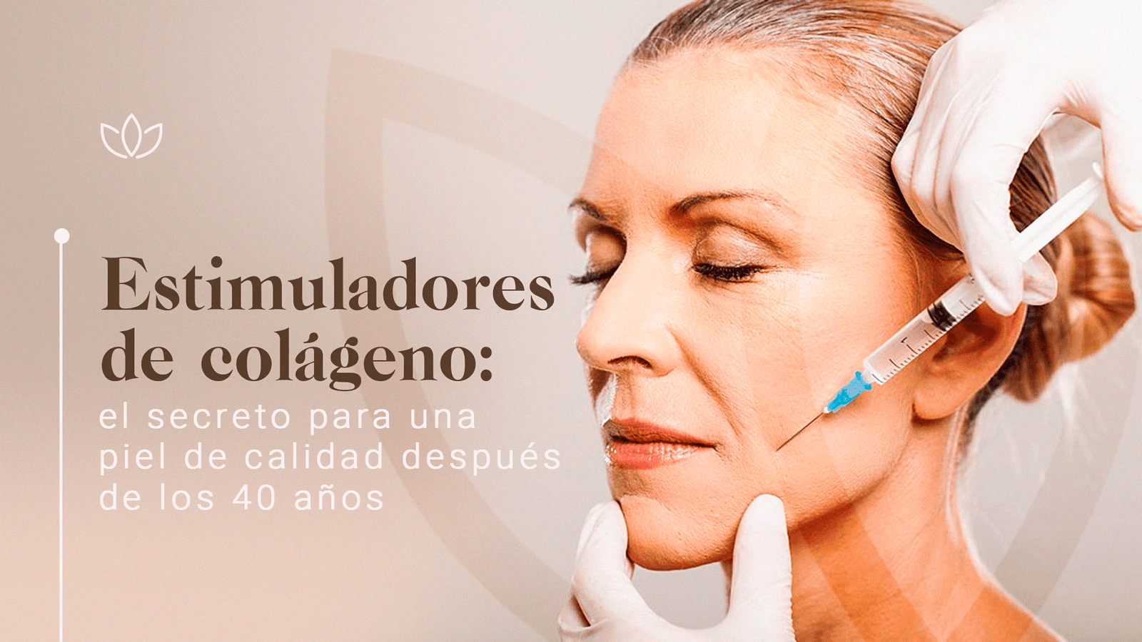 Estimuladores de colágeno después de los 40